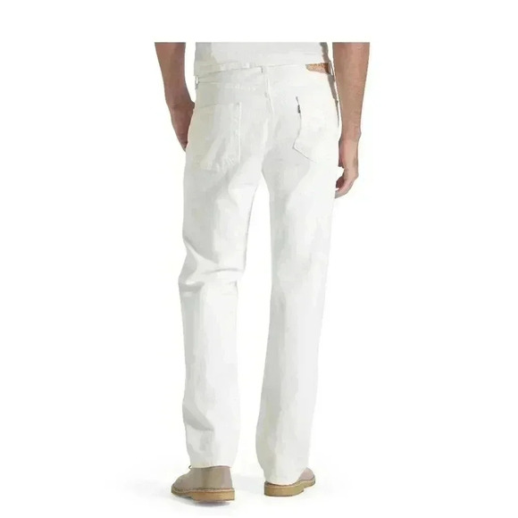 Levi's 501 Button Fly White Size 29×30 EUC - Picture 3 of 12